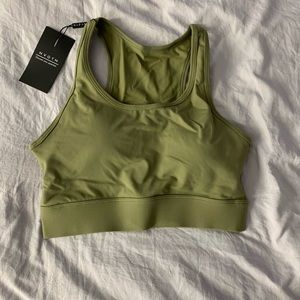NVGTN army green performance bra